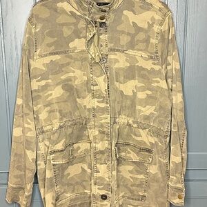 Lucky Brand Tan Camouflage Field Jacket